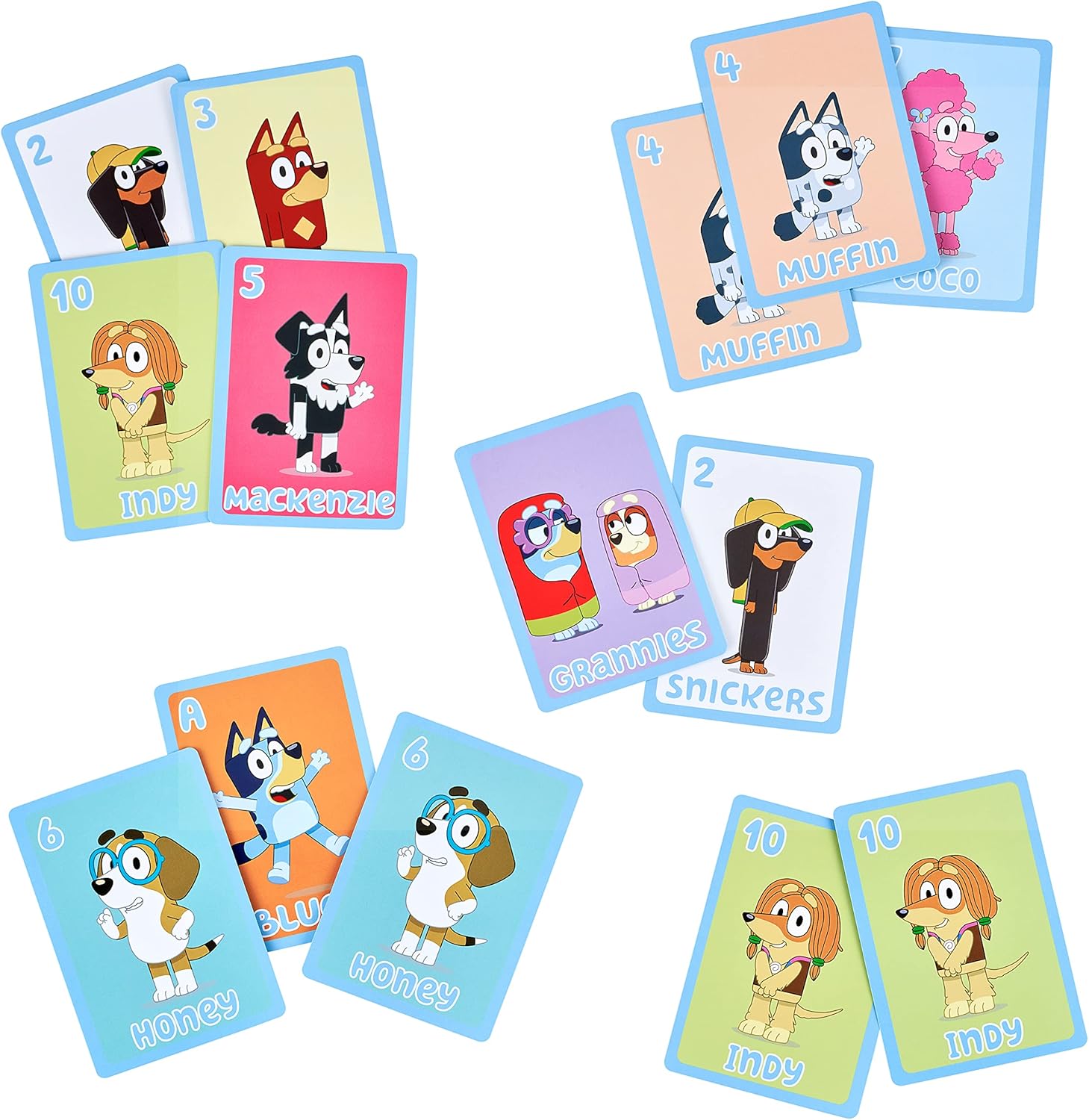 Ultimate Fun with Bluey 5-in-1 Card Set!