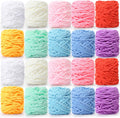 Timgle Chenille Yarn 20 Skeins for Knitting and Crafting Fun