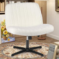 Criss Cross Wide Seat Swivel Desk Chair - Plush Height Adjustable