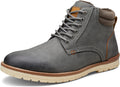 Mens Hiking Boots Casual Boots for Men - Faux Leather Comfort