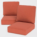 Outdoor Chair Cushions 23 in x 24 in x 4 in - Deep Seat Patio Set