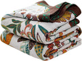 100% Cotton Soft Throw Blanket for Bed 90x98 - Breathable Muslin Gauze