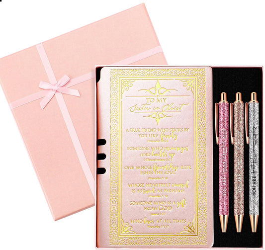 Christian Prayer Journal & Pens Set in Gift Box