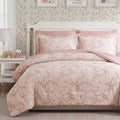 Geniospin Pink Full Comforter Set for Girls - 7 Piece Bedding