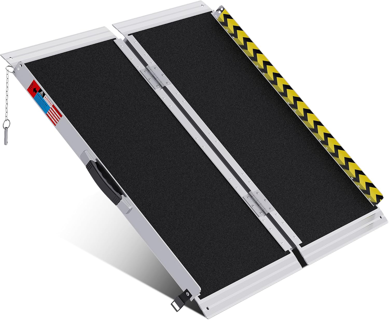 Portable Wheelchair Ramp 3FT - Anti-Slip Aluminum Folding Ramp