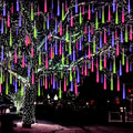 Aukora Christmas Lights Outdoor Meteor Shower - 24 Tubes 576 LEDs