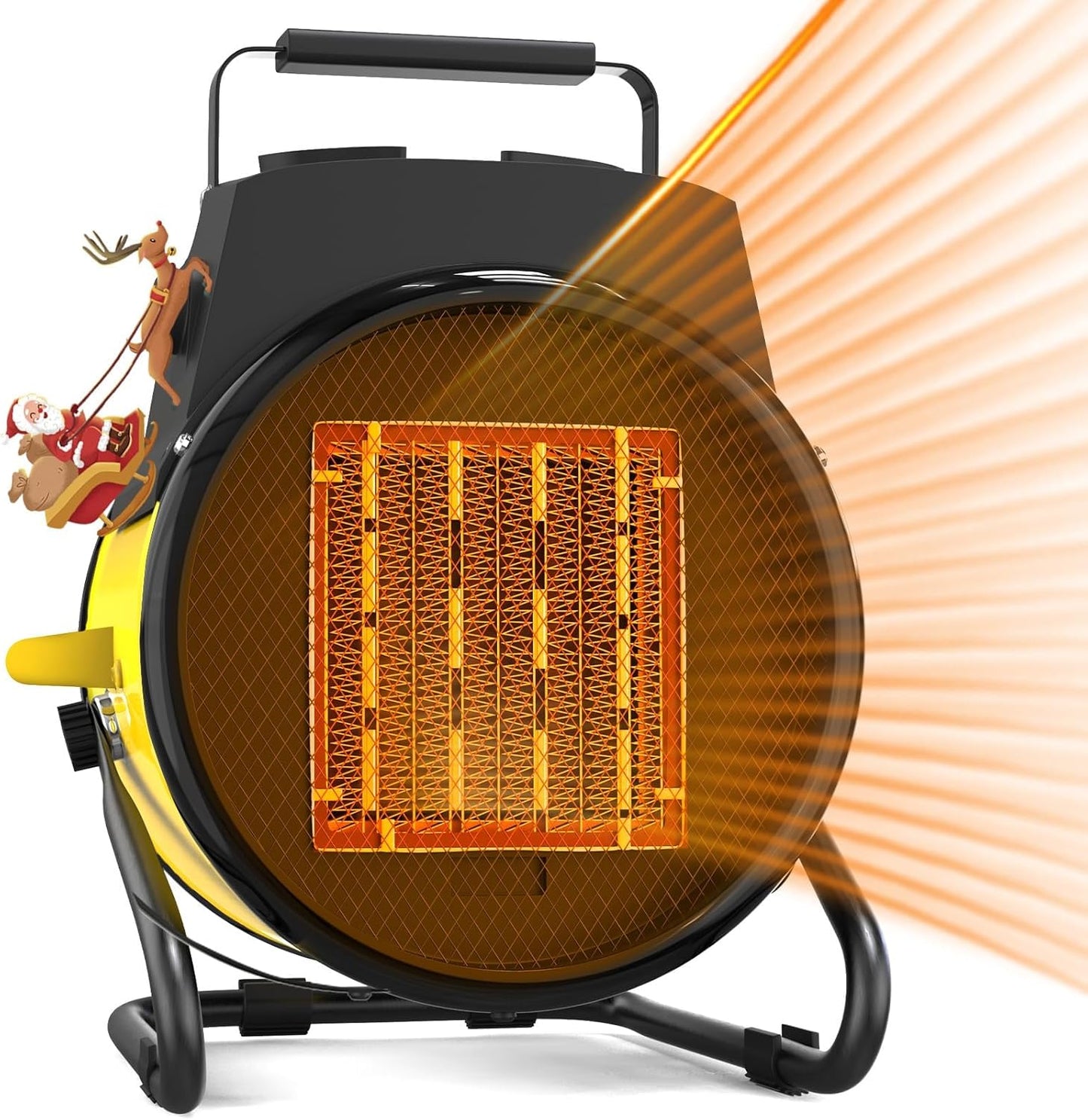 1500W Portable Electric Garage Heater for Outdoor Use