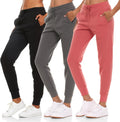 BottomLine 3 Pack Sweatpants Women - Cozy Fleece Joggers ultimate