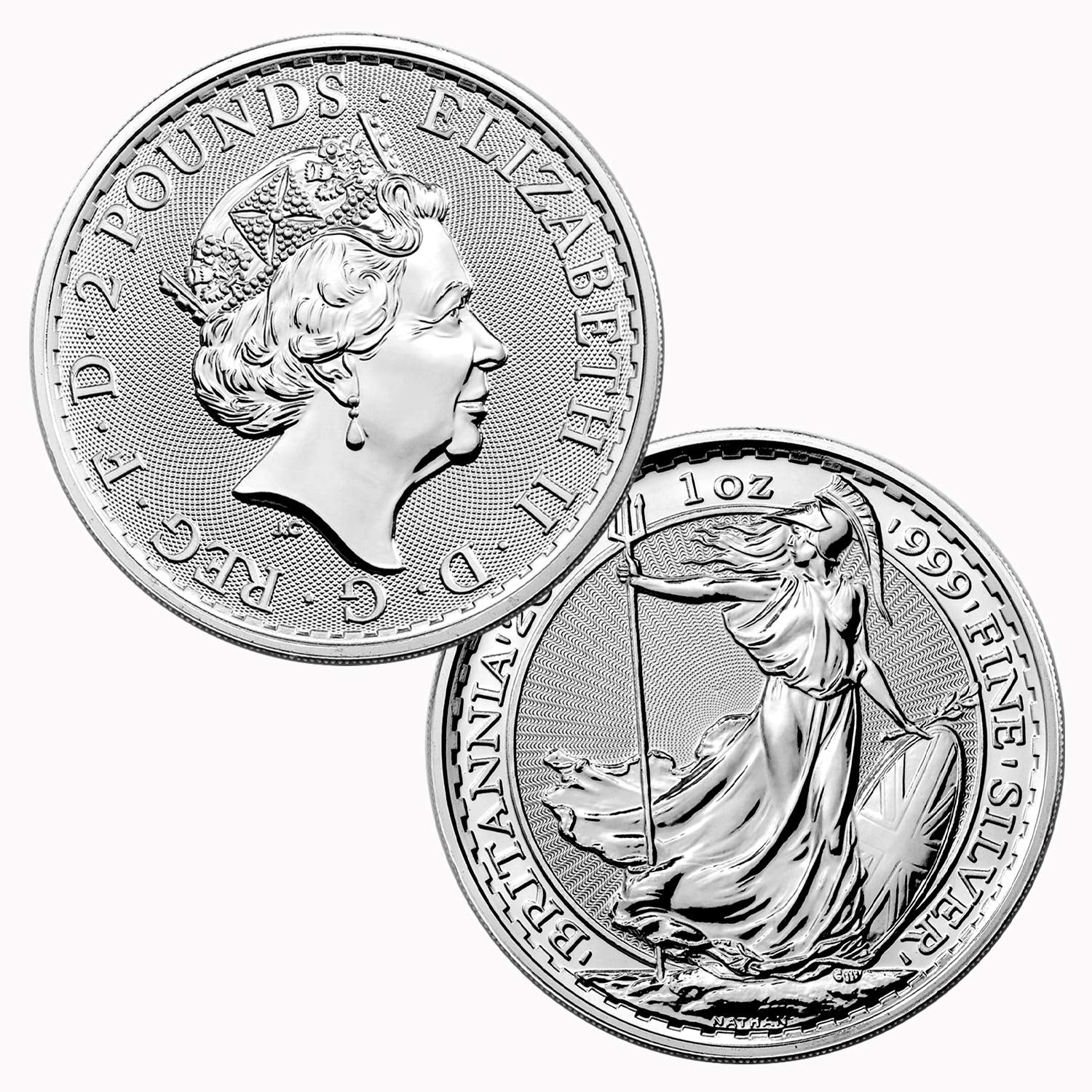 Great Britain 2019 Silver Britannia 1oz Coin - Brilliant Uncirculated