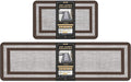 Cushioned kitchen mats by Mattitude set of 2 for fatigue support
