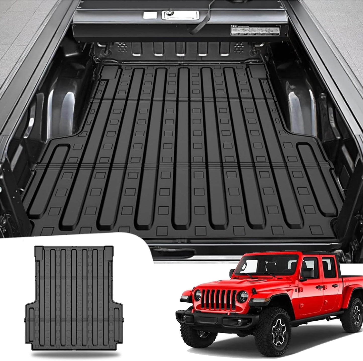 Truck Bed Mat for 2020-2025 Jeep Gladiator JT 5FT All Weather