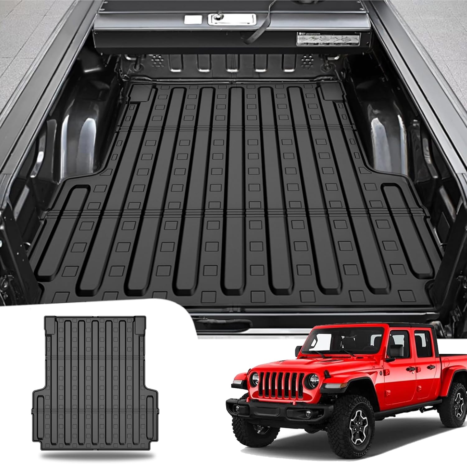 Truck Bed Mat for 2020-2025 Jeep Gladiator JT 5FT All Weather