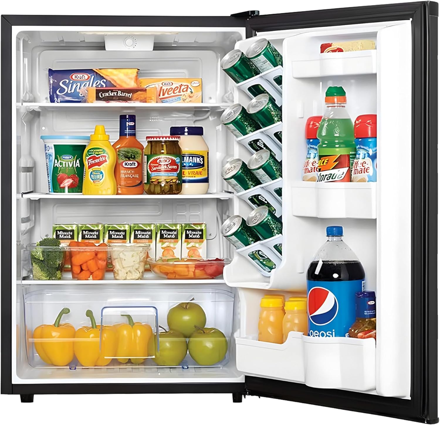 Compact Mini Fridge for Small Spaces - Ideal for Offices & More