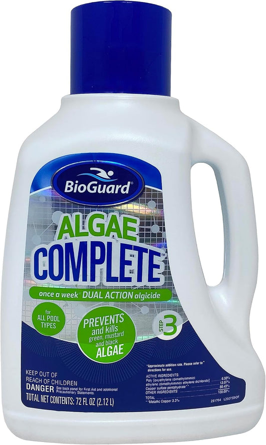 BioGuard Algae Complete 2L Dual Action Algaecide for Pools