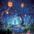 Halloween Photo Backdrop 10x10 ft - Vinyl Halloween Party Background