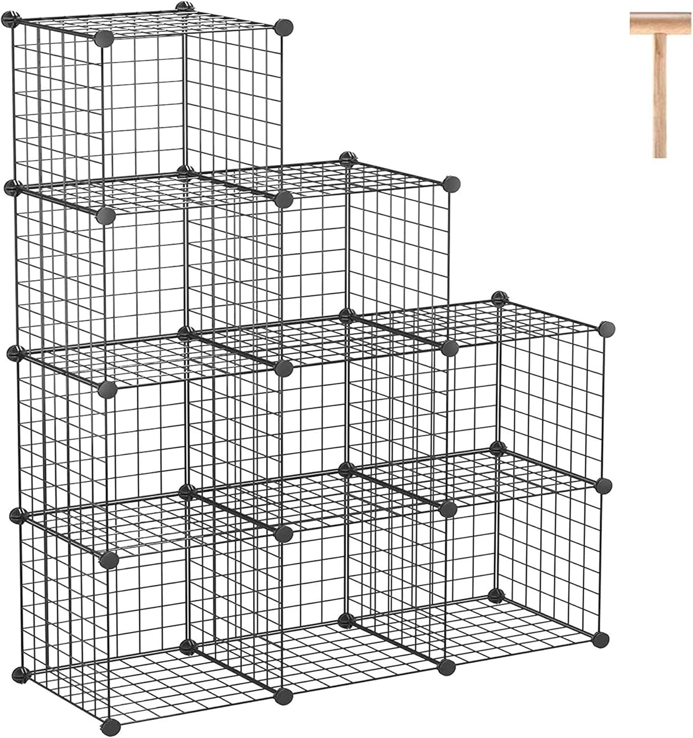 C&AHOME Wire Cube Storage - Versatile 9-Cube Organizer for Home