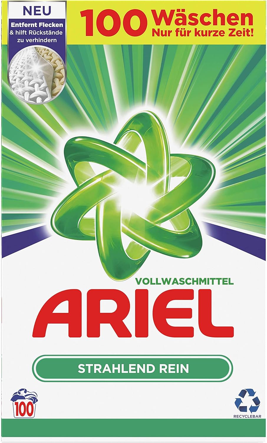 Powerful Ariel Laundry Detergent | 100 Loads