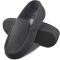 Men's Memory Foam Moccasin Slippers - Warm, Breathable Comfort