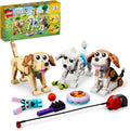 LEGO Creator 3 in 1 Adorable Dogs Building Toy Set - Rebuildable Fun