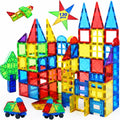 MAGBLOCK Magnetic Tiles Building Blocks 130 Pcs - Strong Magnetism