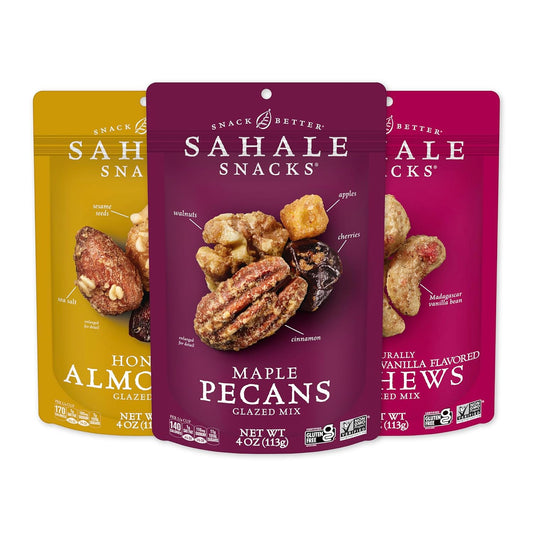 Sahale Snacks Glazed Nut Mix Variety Pack for Gourmet Snacking