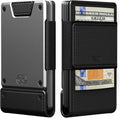 PROOF Wallet Slim Minimalist Leather & Metal Wallet - RFID Block