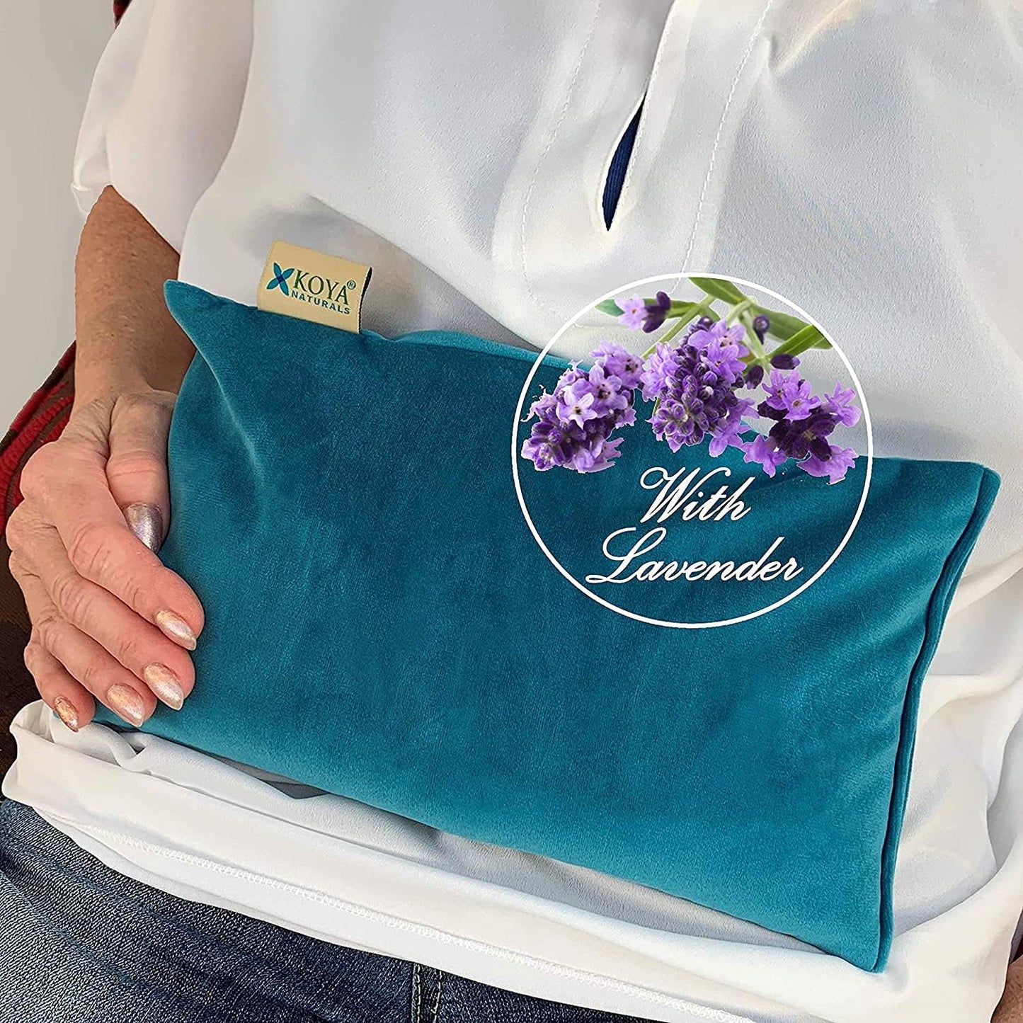 Cramp Relief Lavender Heating Pad by KOYA Naturals