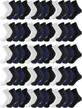 Tarpop 100 Pairs Bulk Mens Socks Moisture Wicking Ankle Socks