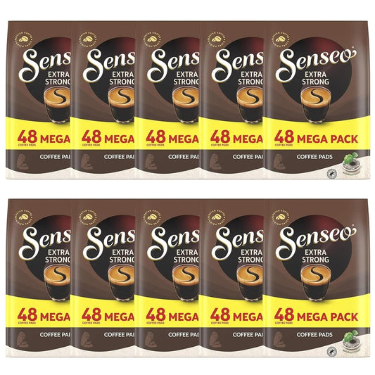 Senseo Extra Strong Dark Roast Coffee Pods for Bold Flavor