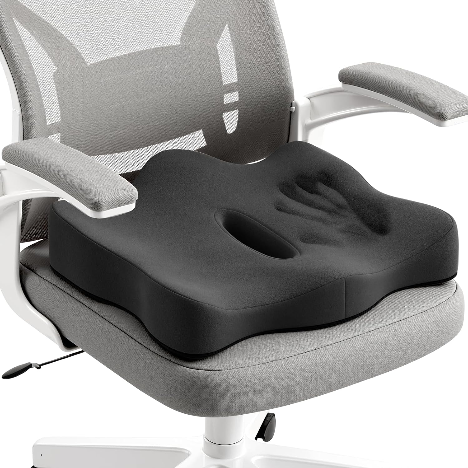 Memory Foam Seat Cushions for Office Chairs and Travel Use