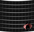 10 Pack 10 ft Black Foil Fringe Garland Tinsel Curtain Backdrop