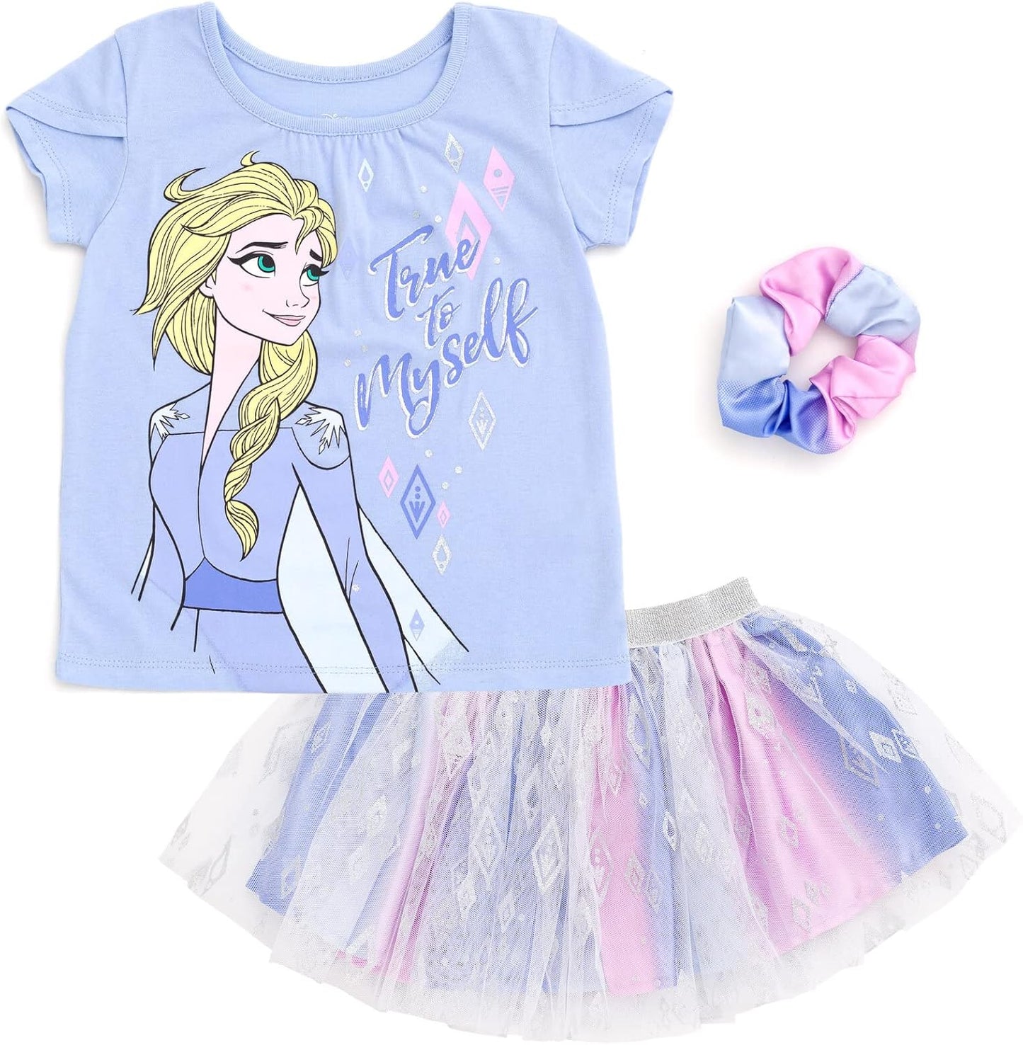 Disney Princess Moana Frozen Girls T-Shirt Outfit Set