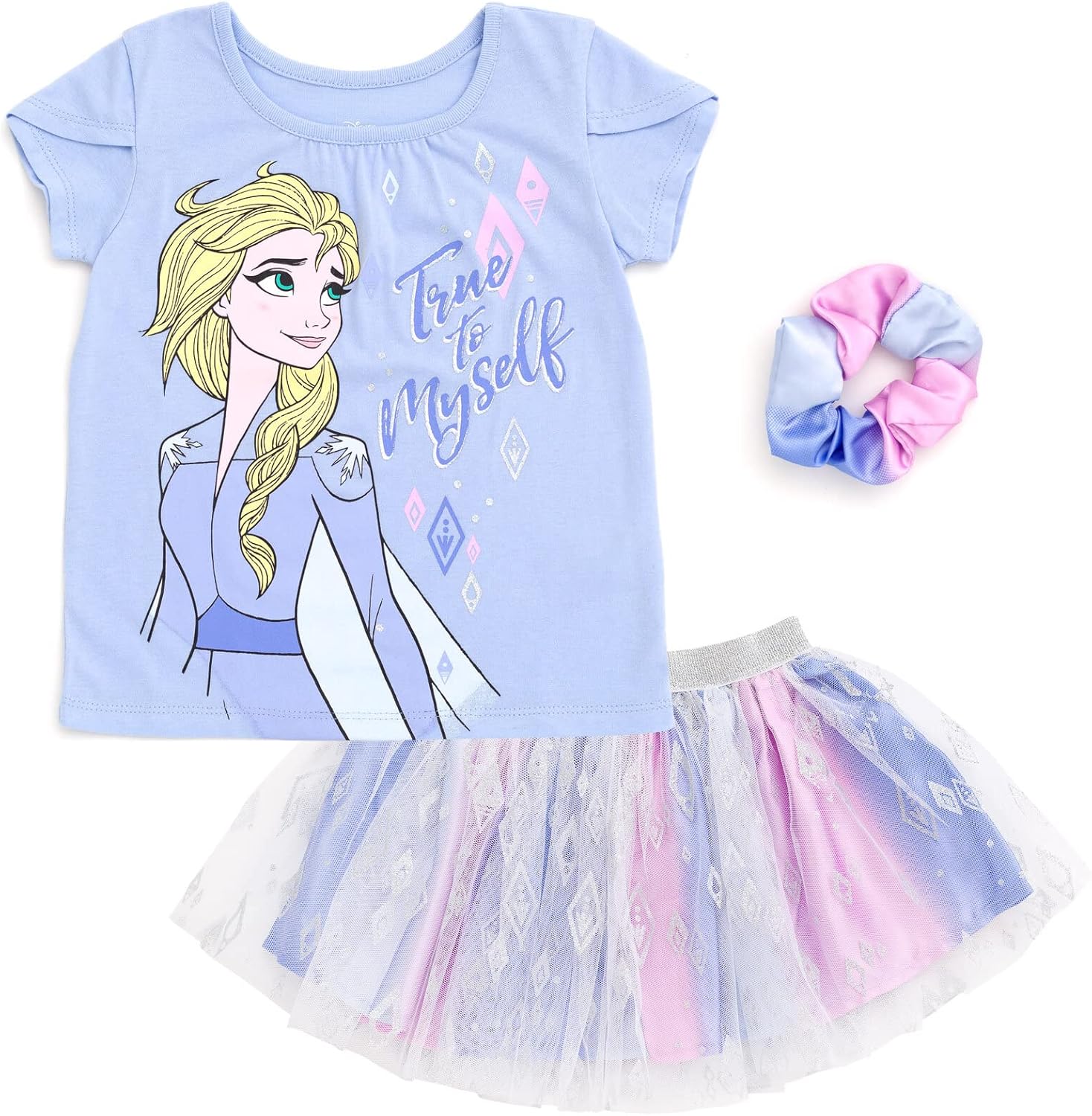 Disney Princess Moana Frozen Girls T-Shirt and Skirt Set
