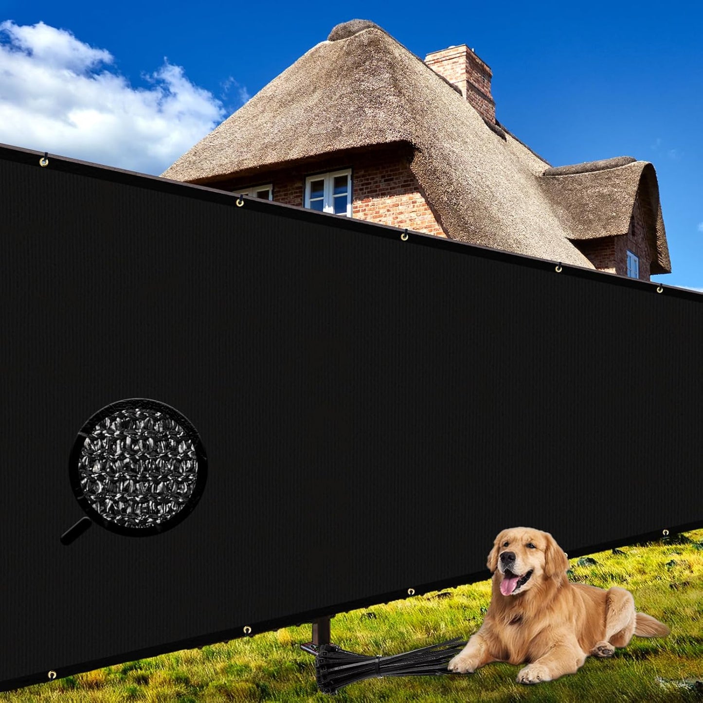 Customized Privacy Screen Fence for Outdoor and Indoor Use