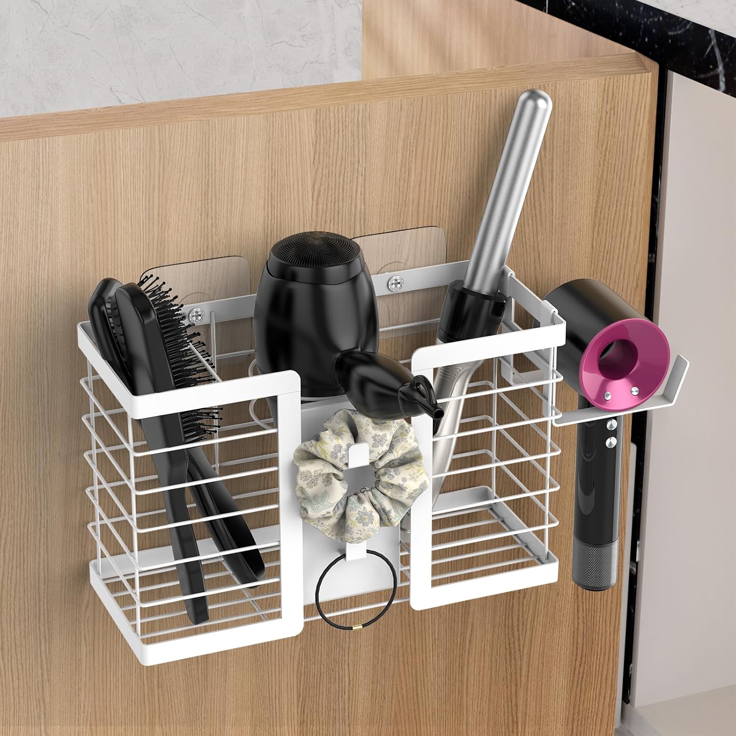 FUNKYLEE Hair Tool Organizer for Blow Dryer and Styling Tools