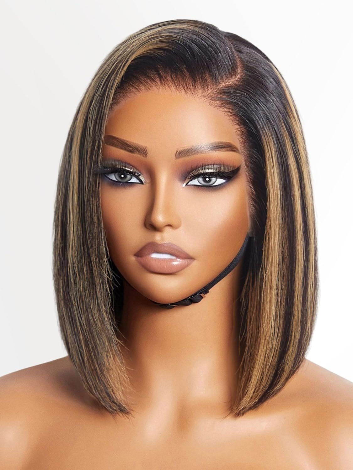 LUVME HAIR Ombre Blonde Highlight Silky Straight Bob Wig Review