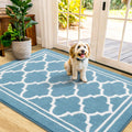 Buganda Indoor Door Mat 48x32 in - Dirt-Resistant Low-Profile Doormat