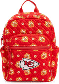Vera Bradley Women's Cotton NFL Small Backpack - Compact Team Bag
