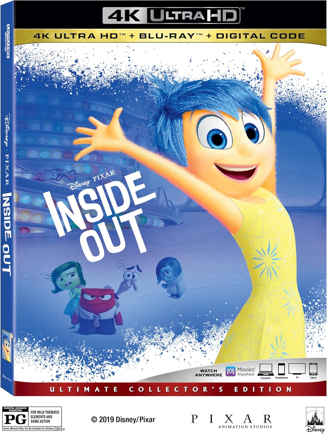 Inside Out Blu-ray - A Heartwarming Journey Through Emotions