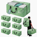 WORKPRO 6 Pack Extra Large Moving Bags with Zippers & Straps - Space