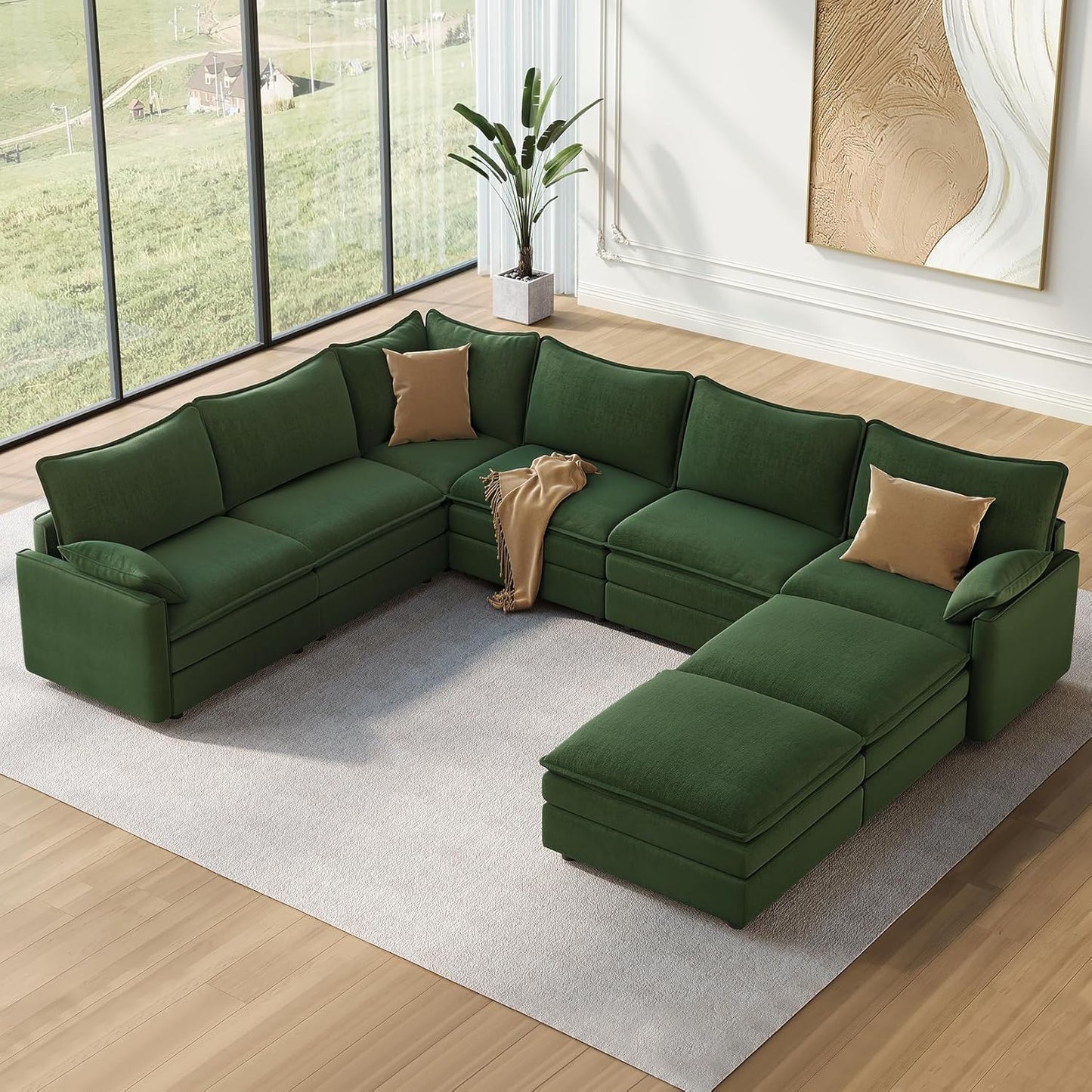 Vesgantti Large Modular Sectional Sofa for Ultimate Comfort