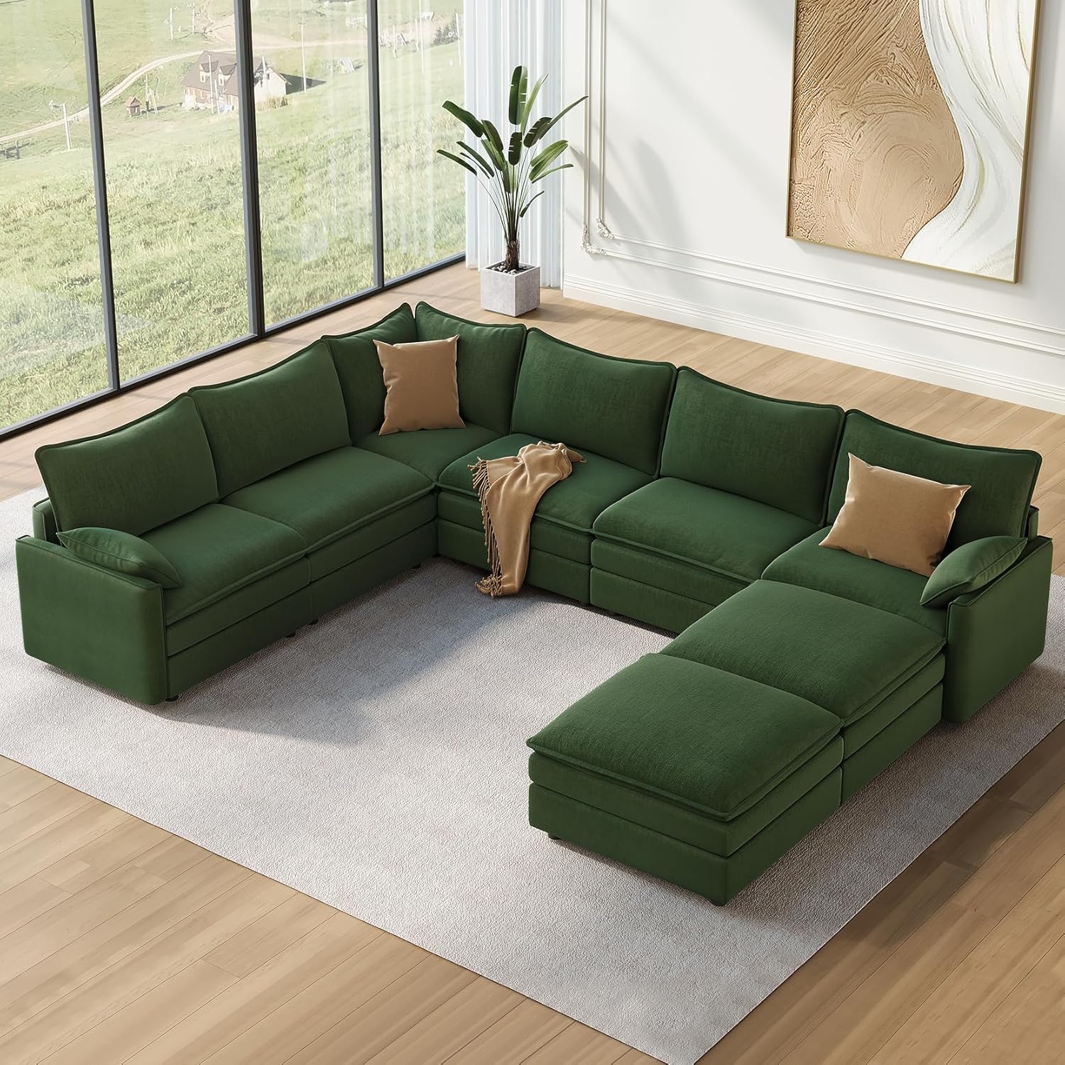 Vesgantti Large Modular Sectional Sofa for Ultimate Comfort