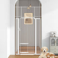 72 in Extra Tall Cat Gate for Doorway - Pressure Mounted Walk Through