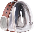 Front Extension Vented Pet Carrier Backpack for Large Cat - Clear