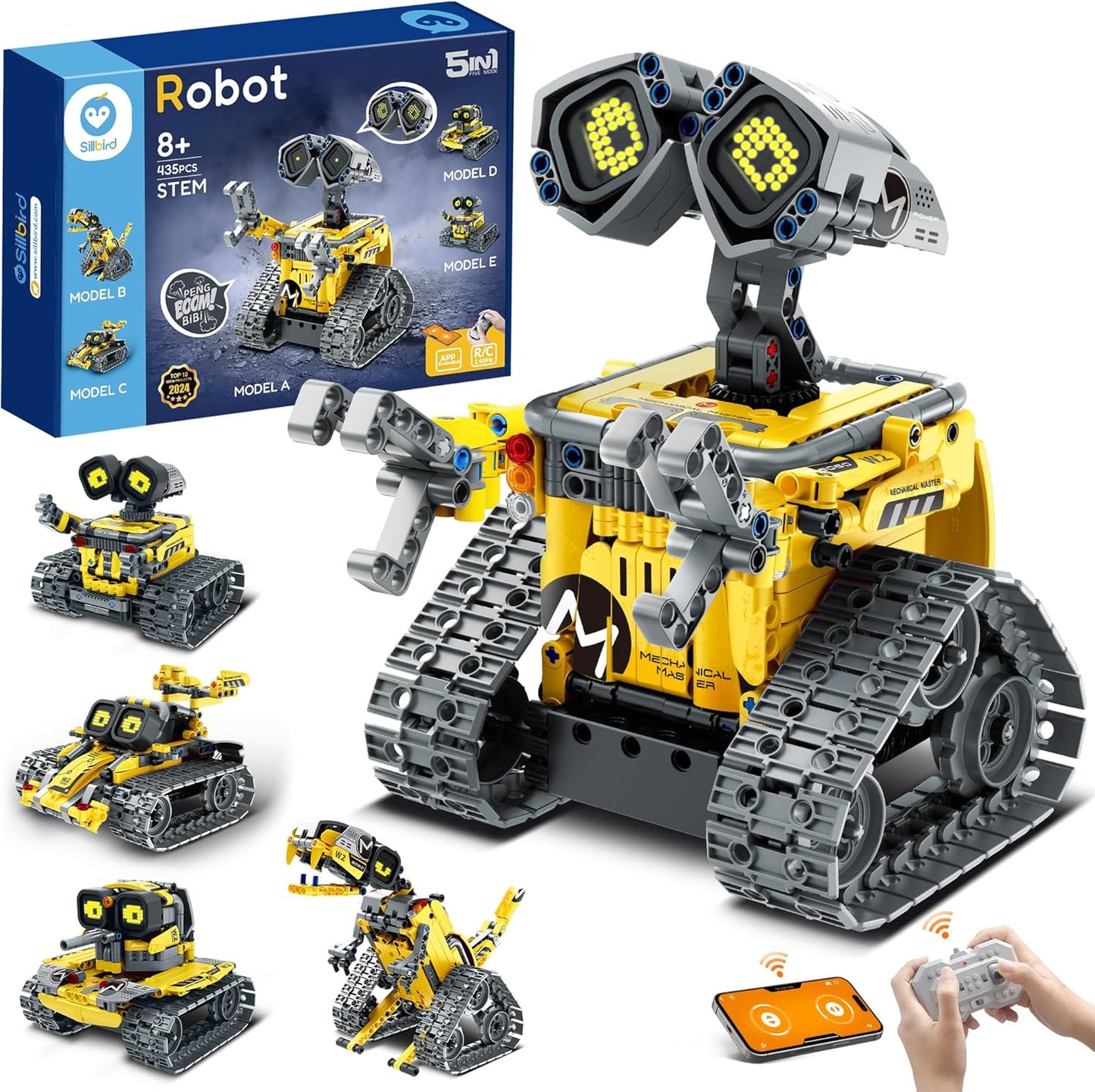 Sillbird Remote Control Robot Kit - STEM Coding Fun!