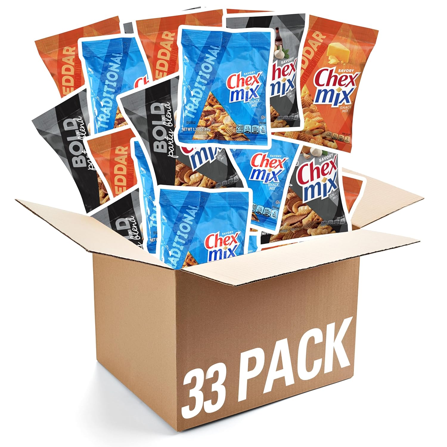 Snack ChexMix Variety Pack 33 Bags for Every Occasion