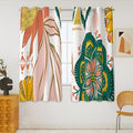 Boho Floral Blackout Curtains for Stylish Room Darkening