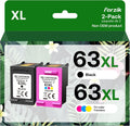 Forzik Remanufactured 63XL Ink Cartridge Replacement 2-Pack - Value