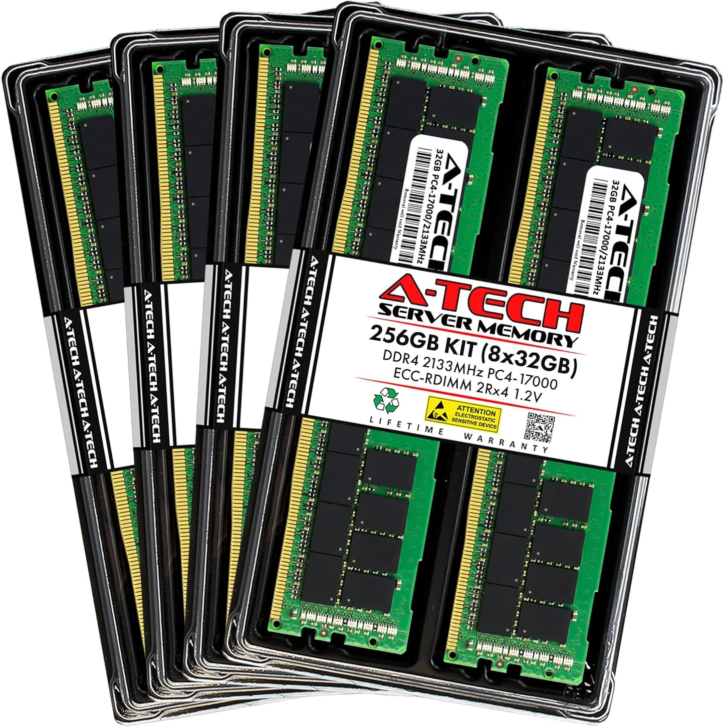 A-Tech 256GB DDR4 2133MHz ECC RDIMM Memory Upgrade Kit