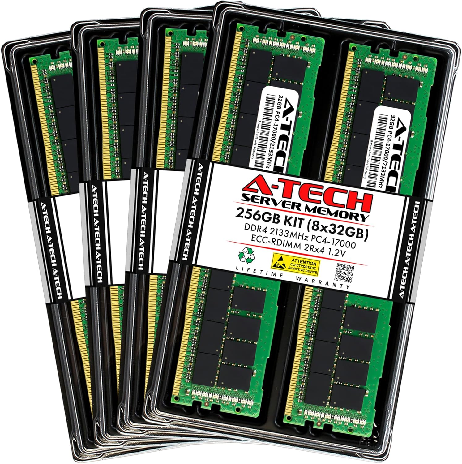 A-Tech 256GB DDR4 2133MHz ECC RDIMM Memory Upgrade Kit